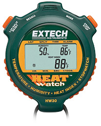 HW30 - HeatWatch™ Humidity/Temperature Stopwatch