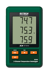 SD200 - 3-Channel Temperature Datalogger