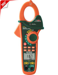 EX623 - 400A Dual Input AC/DC Clamp Meter + NCV + IR Thermometer